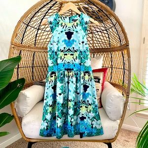 Vince Camuto Dress - Blue and Green Floral